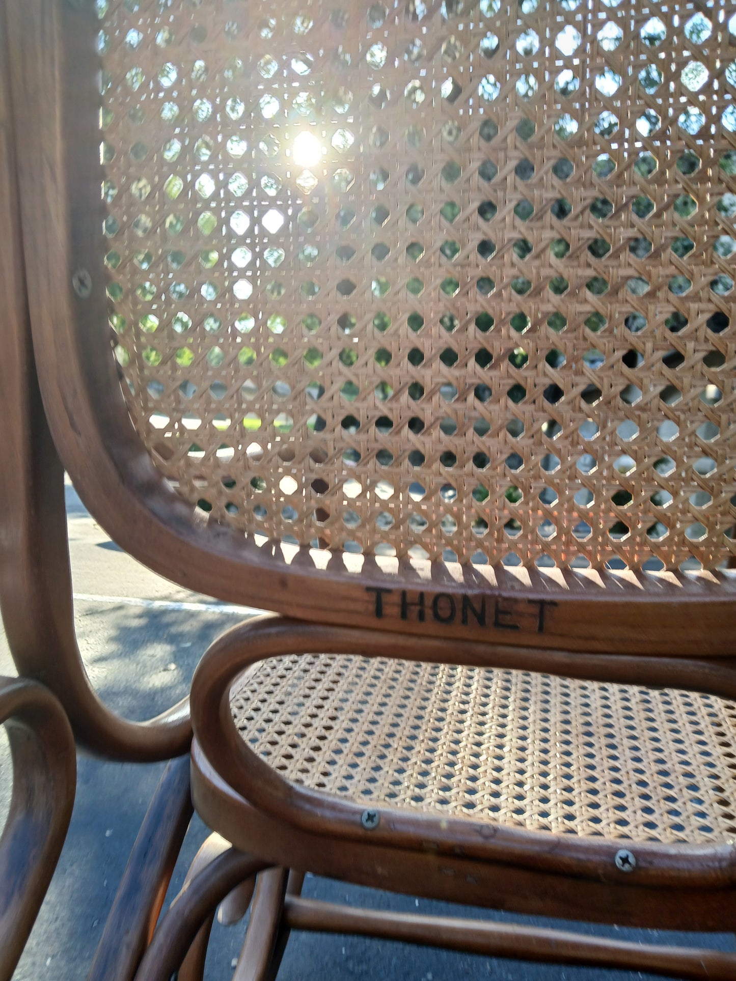 Authentic 1960's Signed Thonet Bentwood Rocking Chair