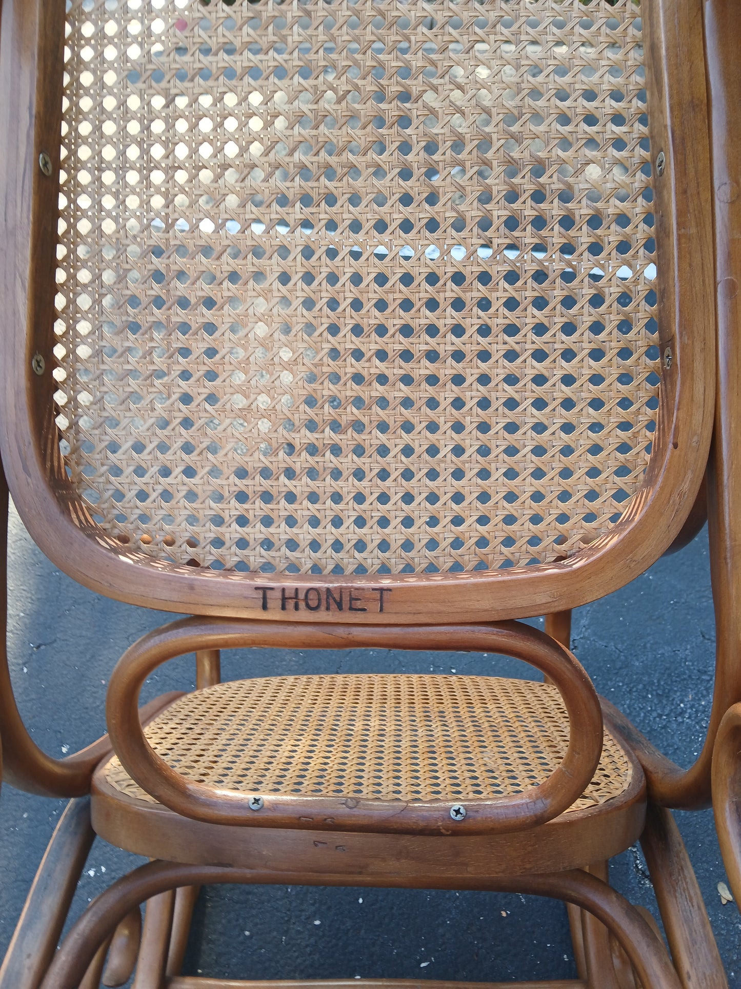 Authentic 1960's Signed Thonet Bentwood Rocking Chair