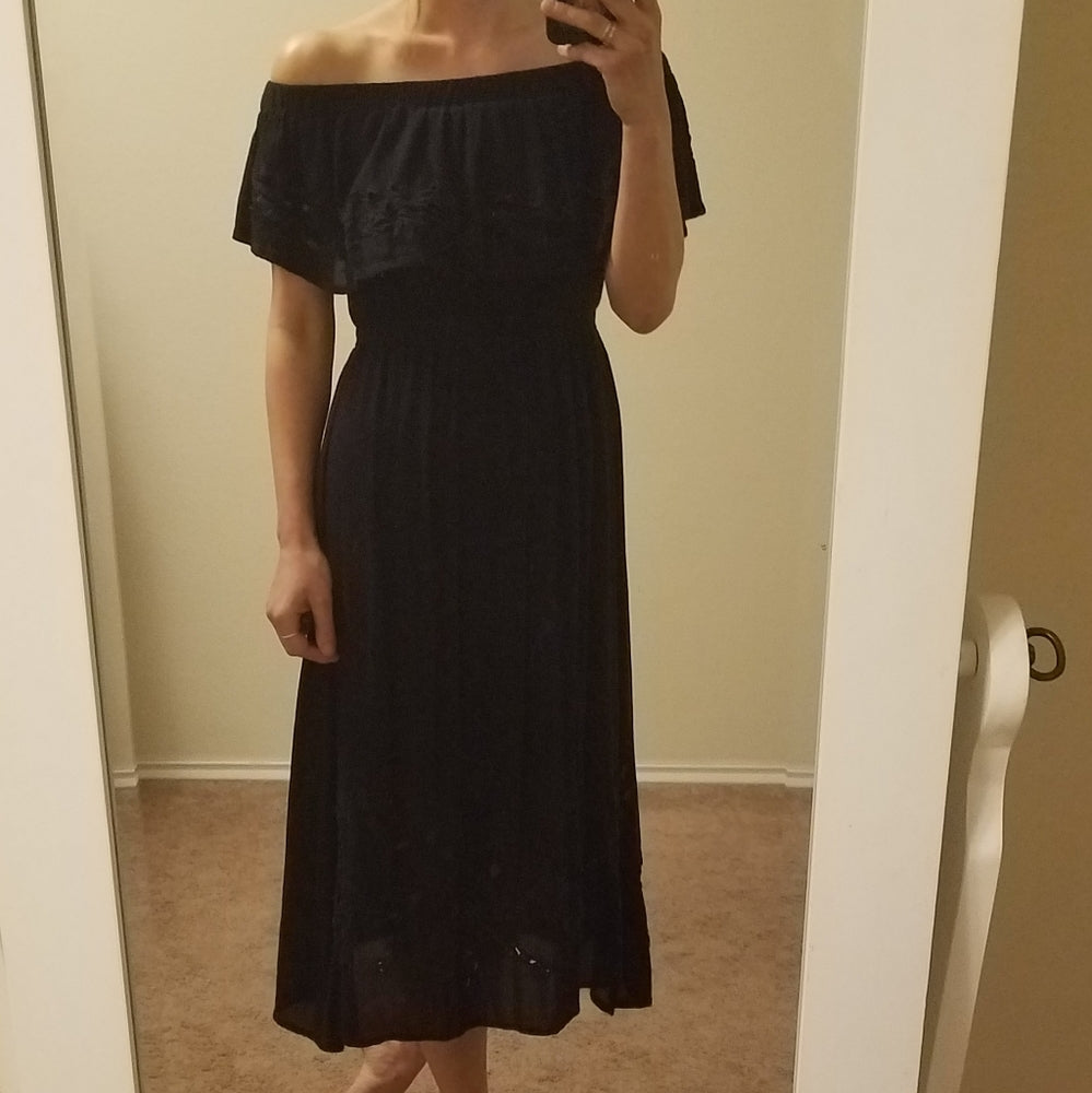 Ark & Co. Off The Shoulder Midi Dress Size S