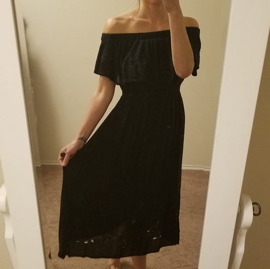 Ark & Co. Off The Shoulder Midi Dress Size S