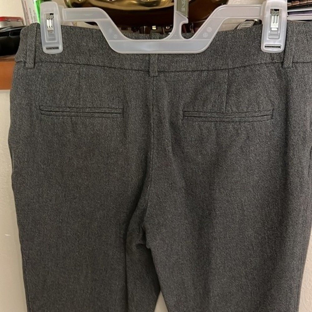 Perfect Condition Grey Stretch Cropped Slacks Size 2