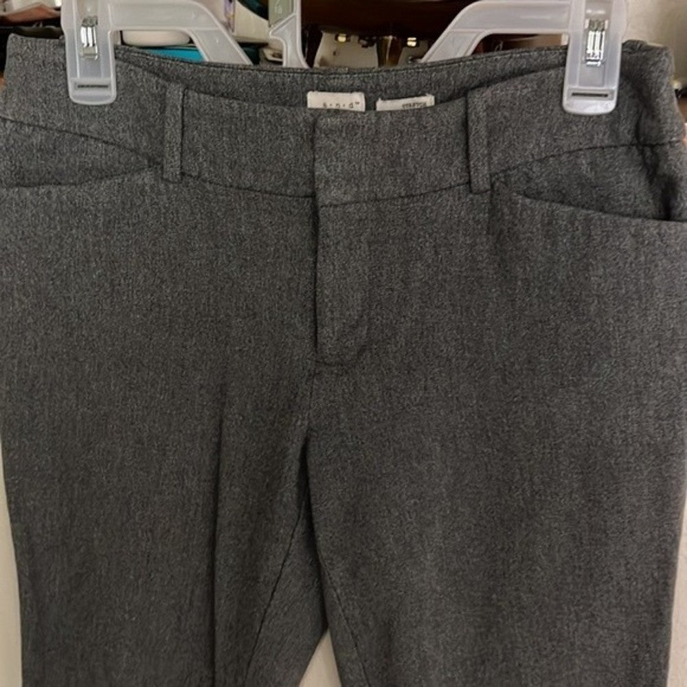 Perfect Condition Grey Stretch Cropped Slacks Size 2