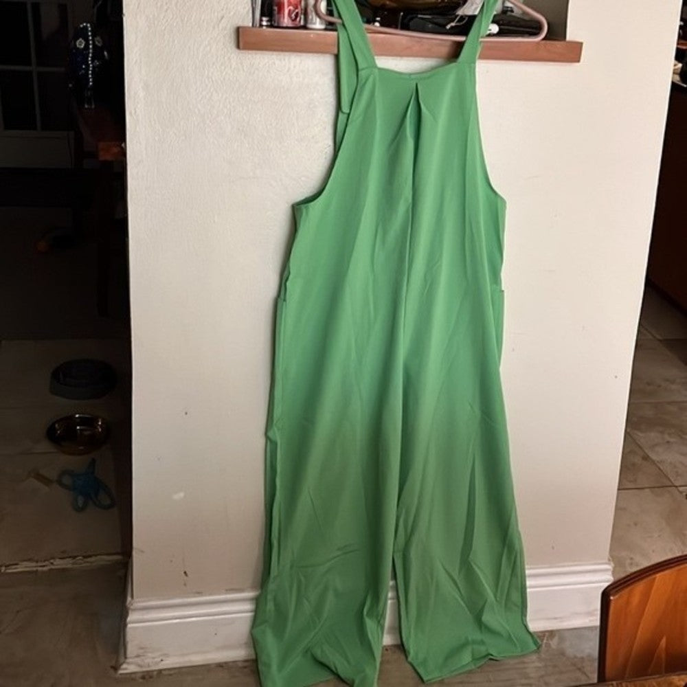 Bright Green Jumper Long Sleeveless S