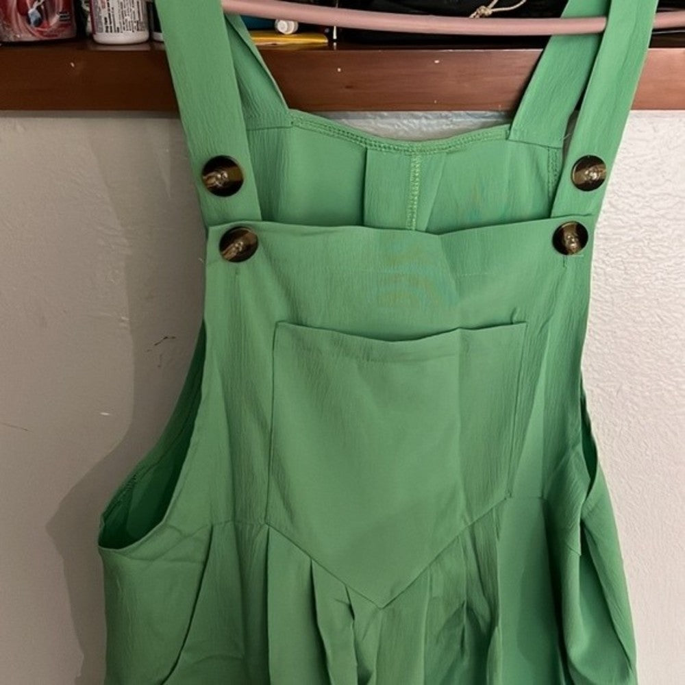 Bright Green Jumper Long Sleeveless S