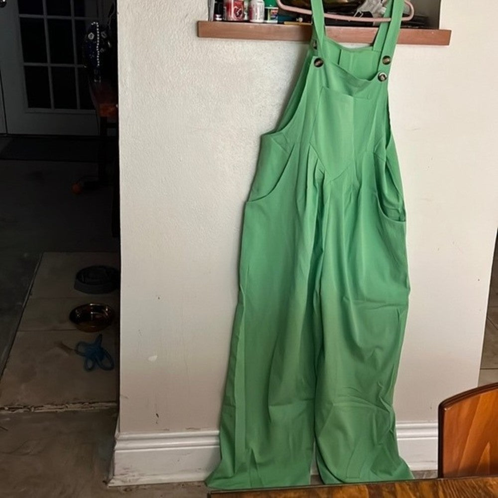 Bright Green Jumper Long Sleeveless S