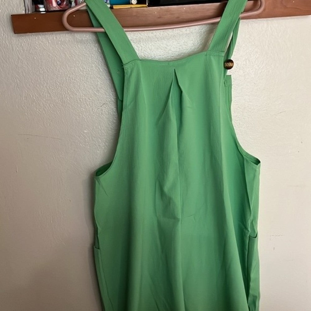 Bright Green Jumper Long Sleeveless S