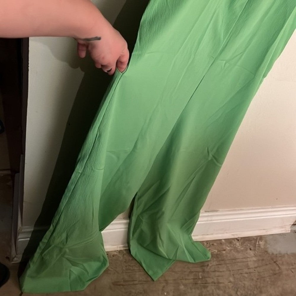 Bright Green Jumper Long Sleeveless S
