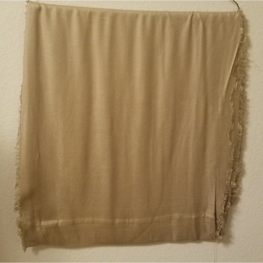 100% Viscose Beige Infinity Scarf