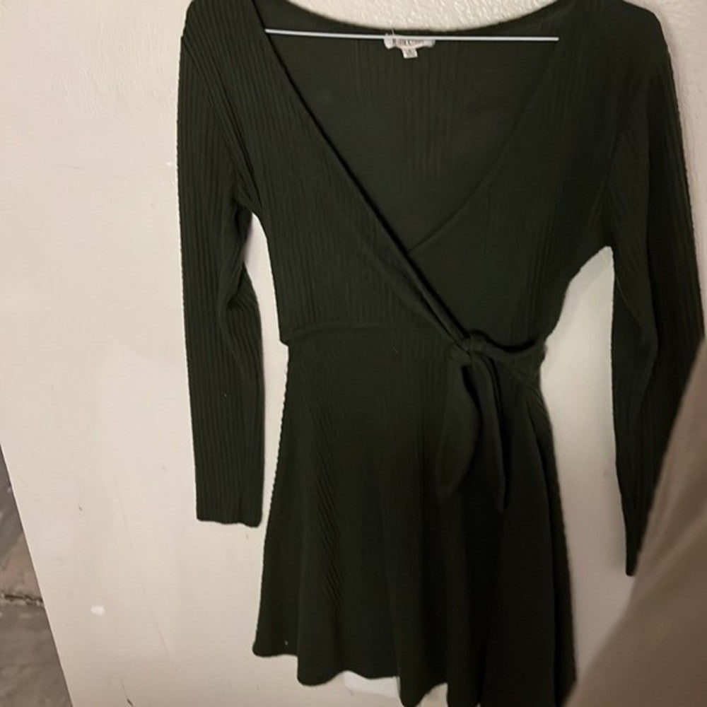 Green Wrap Dress Size S