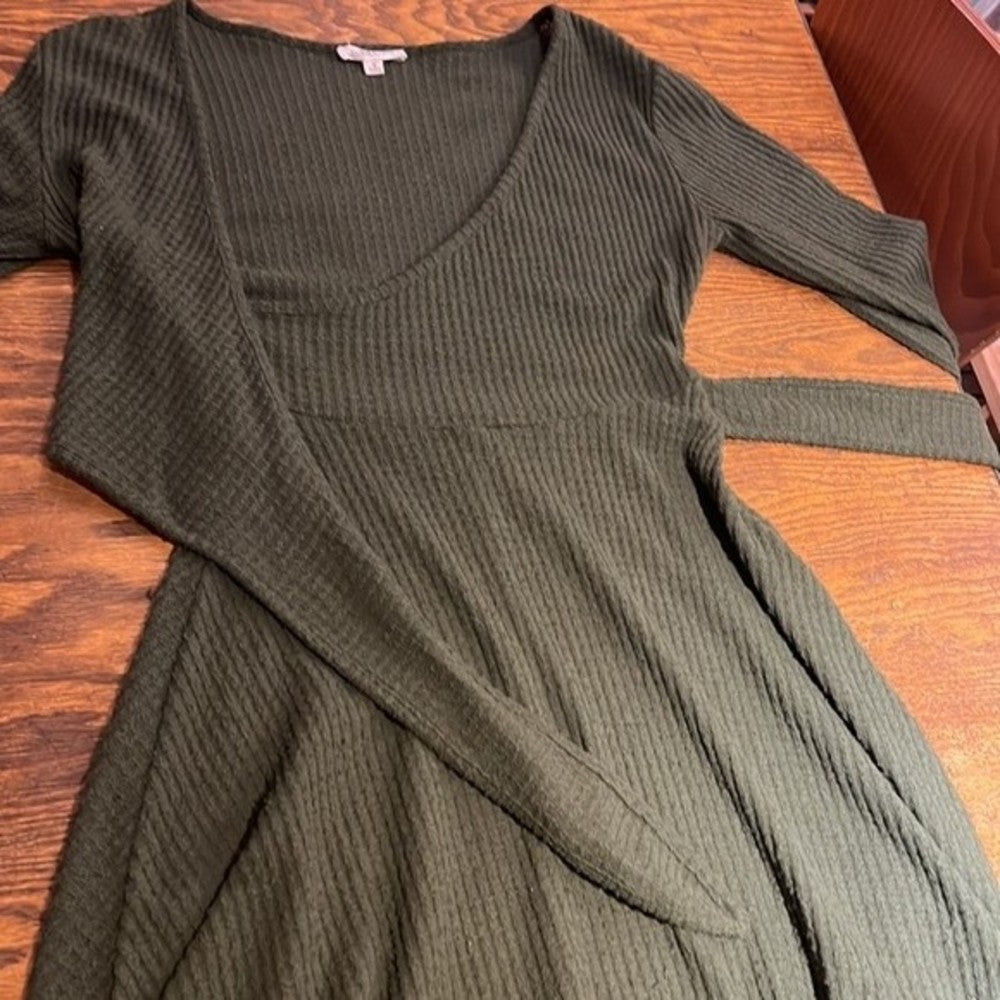 Green Wrap Dress Size S