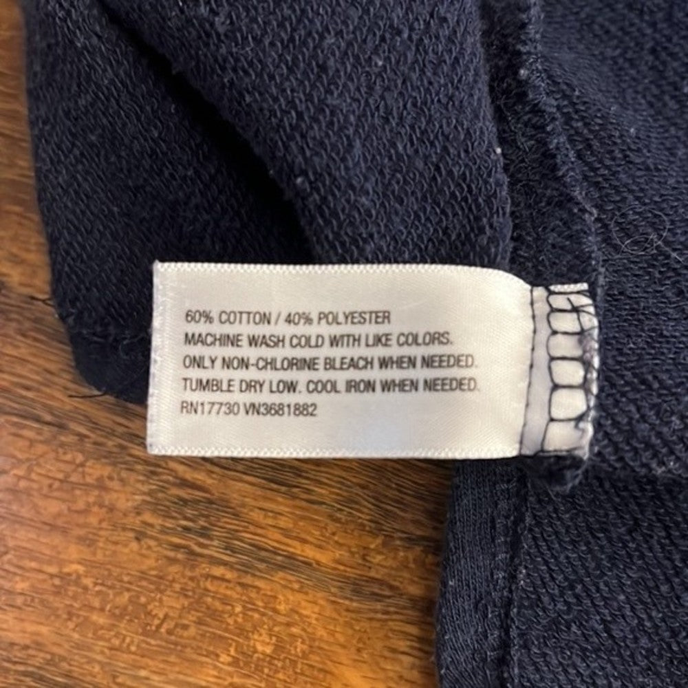 Merona Navy Blue Boatneck Dress Size L