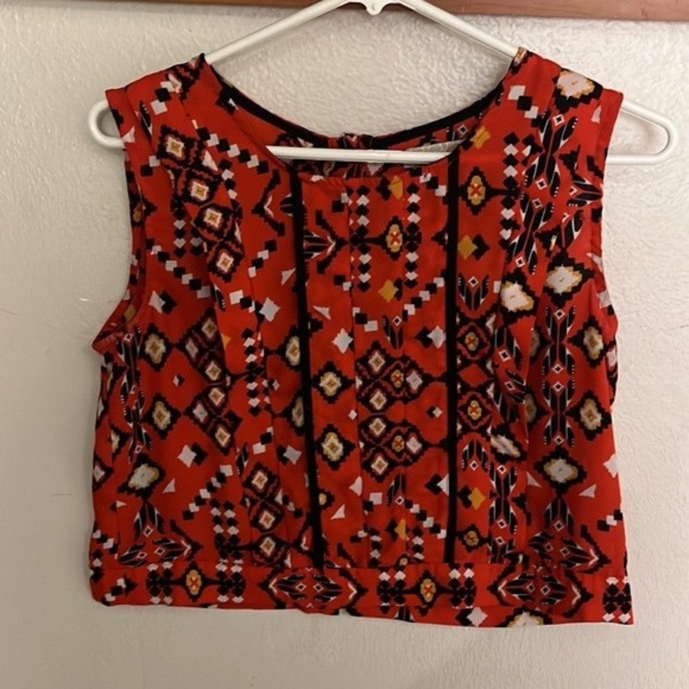 Gianni Bini Coforful Crop Top Size S