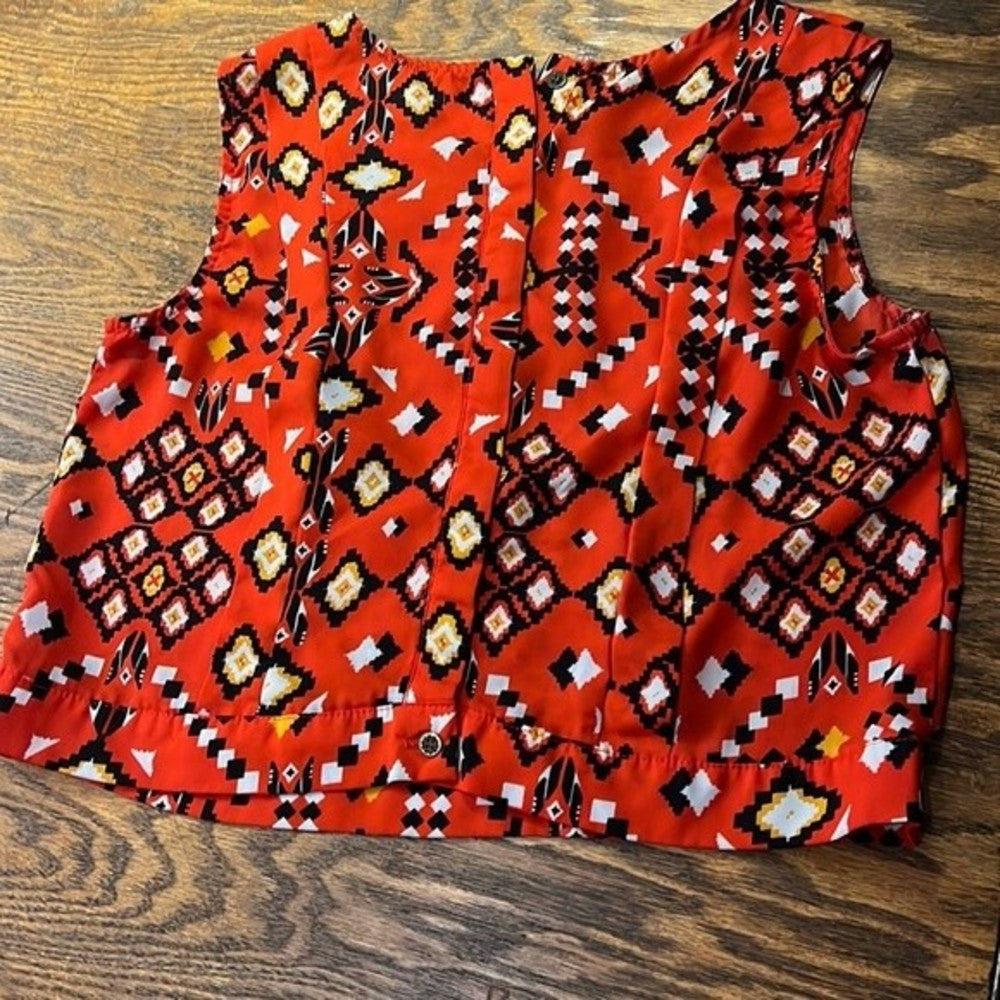 Gianni Bini Coforful Crop Top Size S