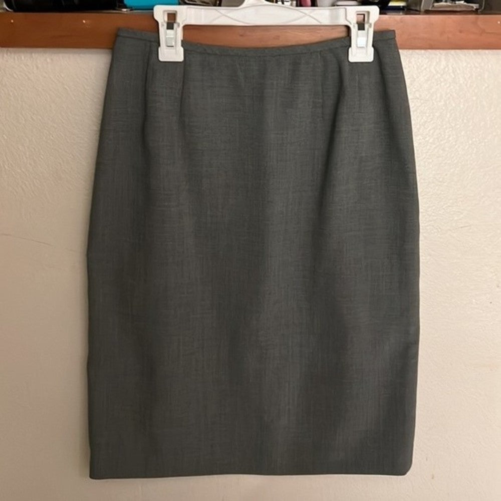 Grey Pencil Skirt Size 2P