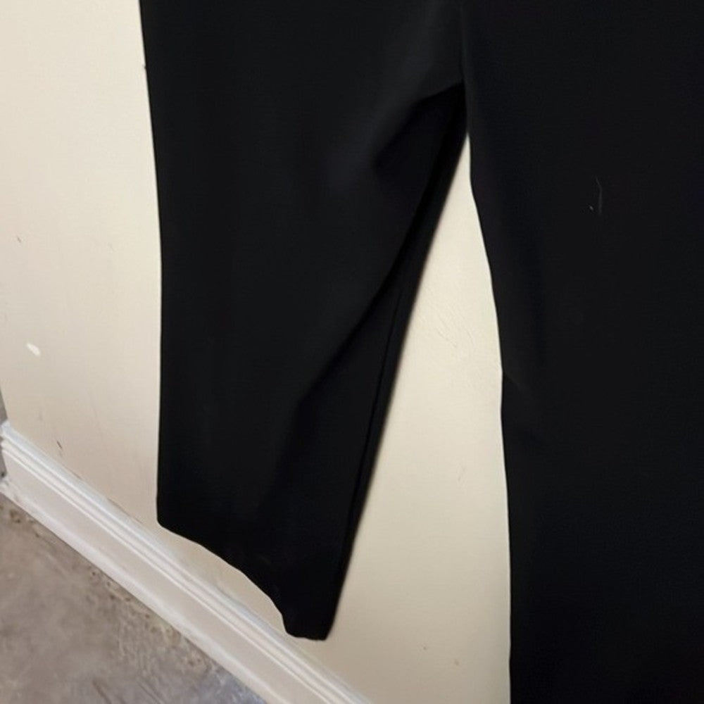 A New Day Black Stretchy Straight Leg Trousers size 2