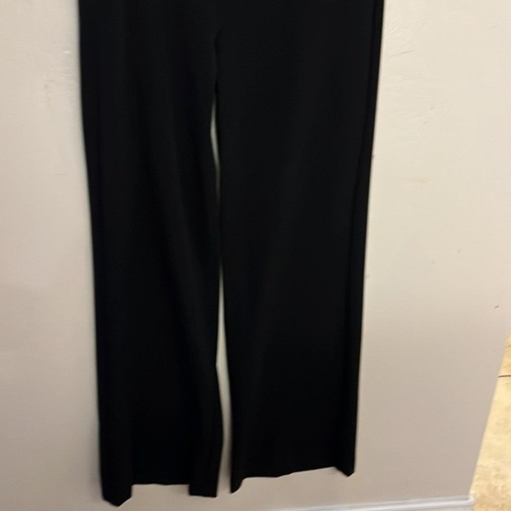 A New Day Black Stretchy Straight Leg Trousers size 2