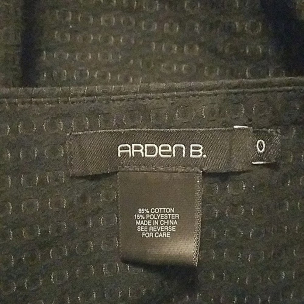 Arden B. Black A-Line Skirt Size 0