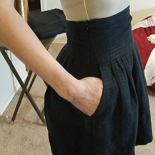 Arden B. Black A-Line Skirt Size 0