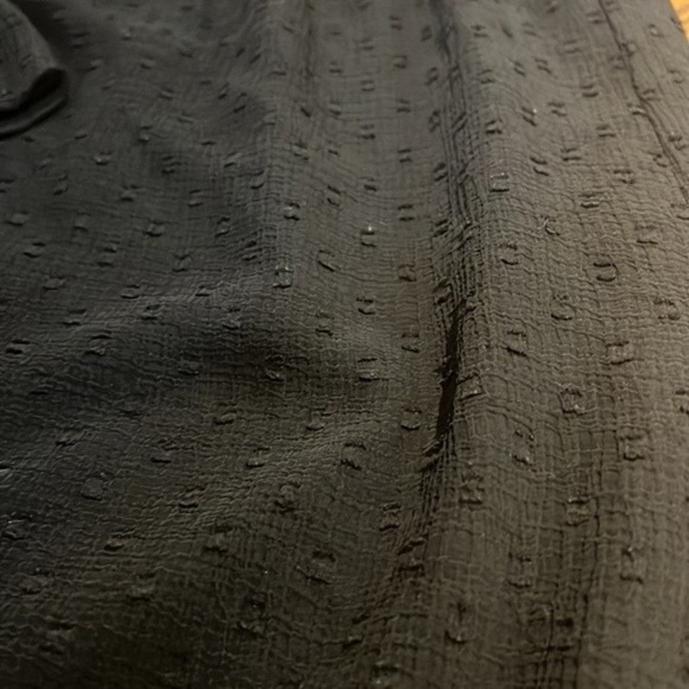 Zara Black Mesh Polka Dot Dress
