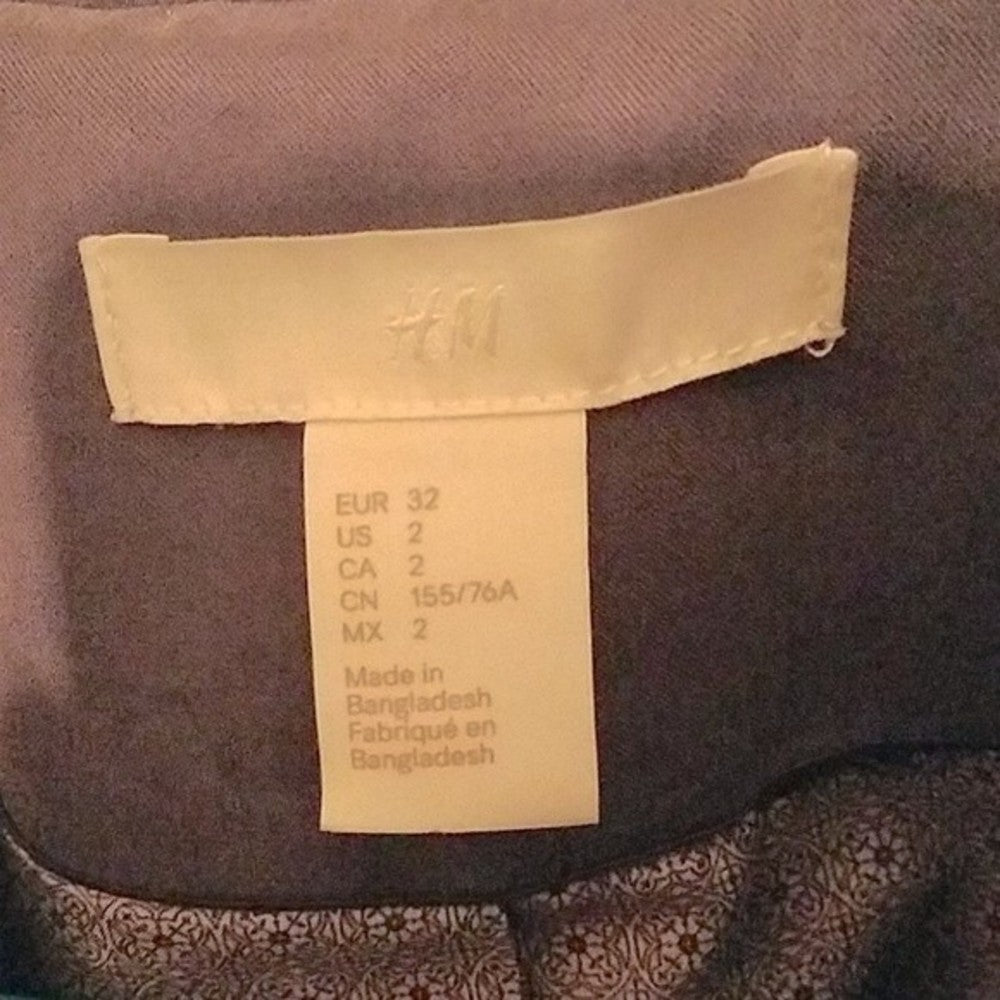 H&M Soft Grey Jacket NWOT