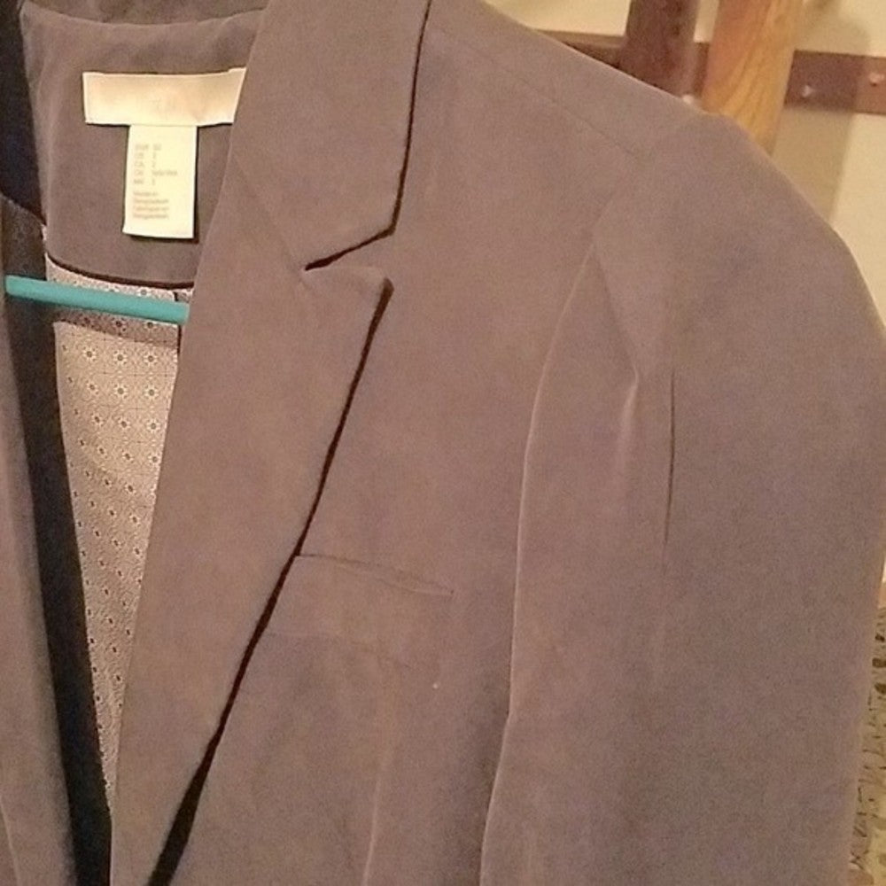 H&M Soft Grey Jacket NWOT