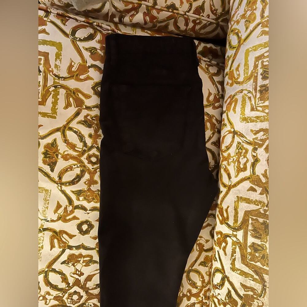 Topshop Womens Jamie High Waisted Skinny Button Fly Jeans Black Petite Size