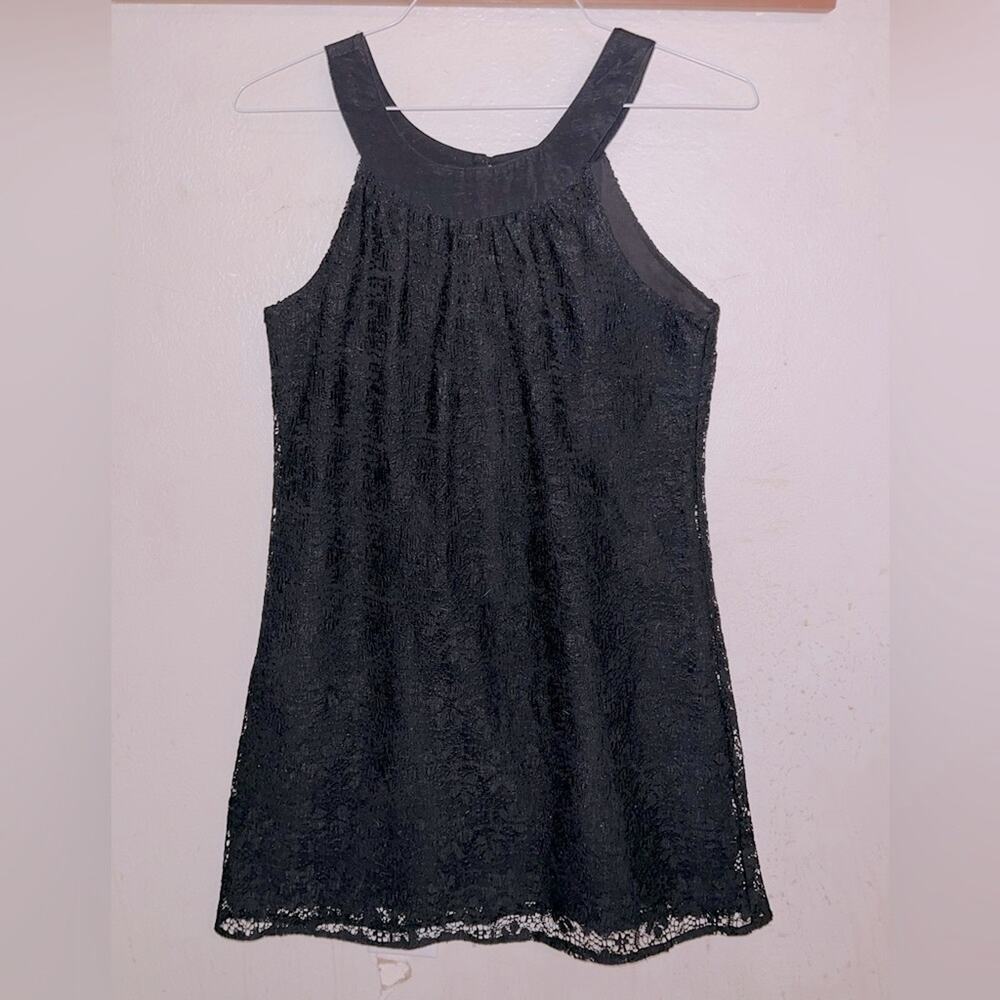 Love on a Hanger Black Lace Overlay Dress Size Jr.'s 11