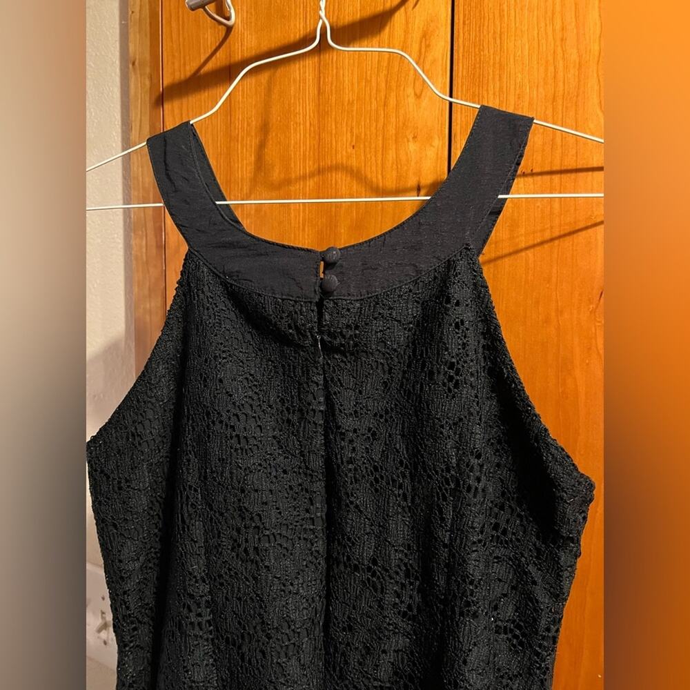 Love on a Hanger Black Lace Overlay Dress Size Jr.'s 11
