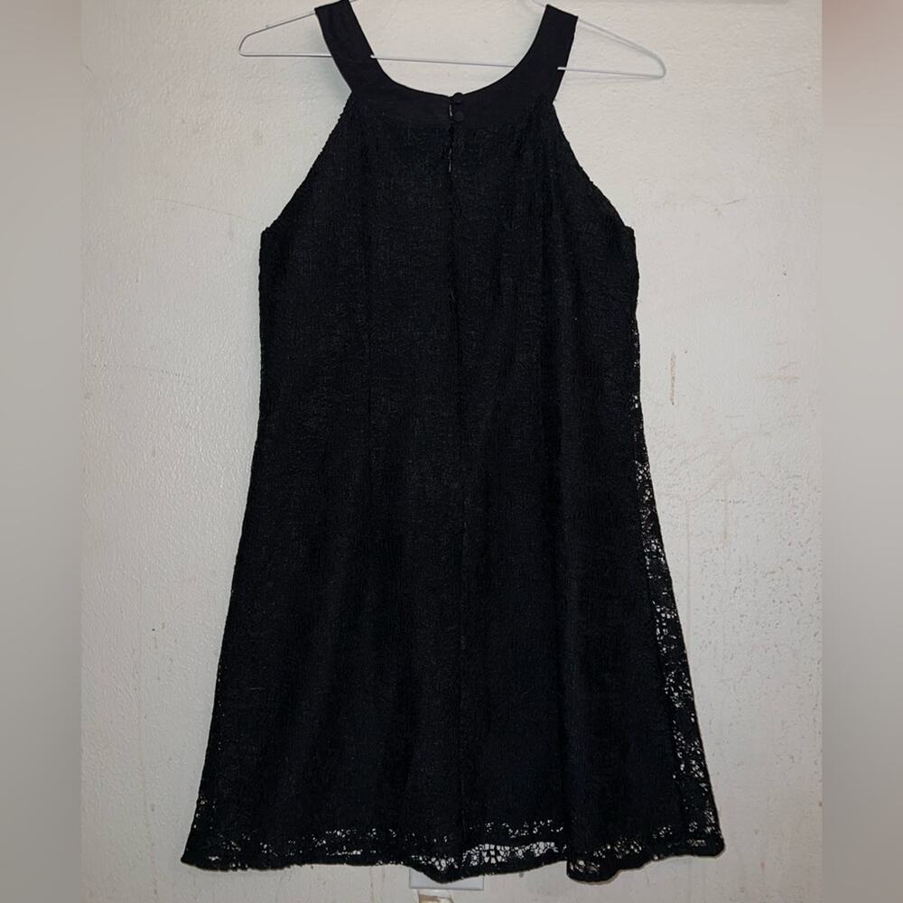 Love on a Hanger Black Lace Overlay Dress Size Jr.'s 11
