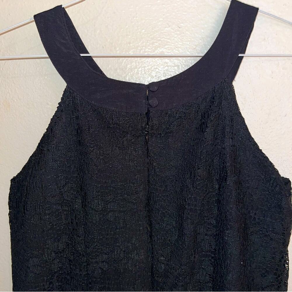 Love on a Hanger Black Lace Overlay Dress Size Jr.'s 11