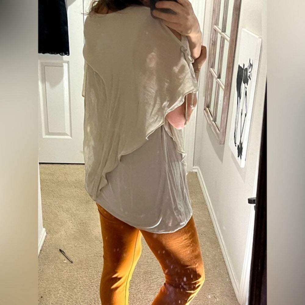 ALYX Beige Boho Sleeveless Tunic size XL
