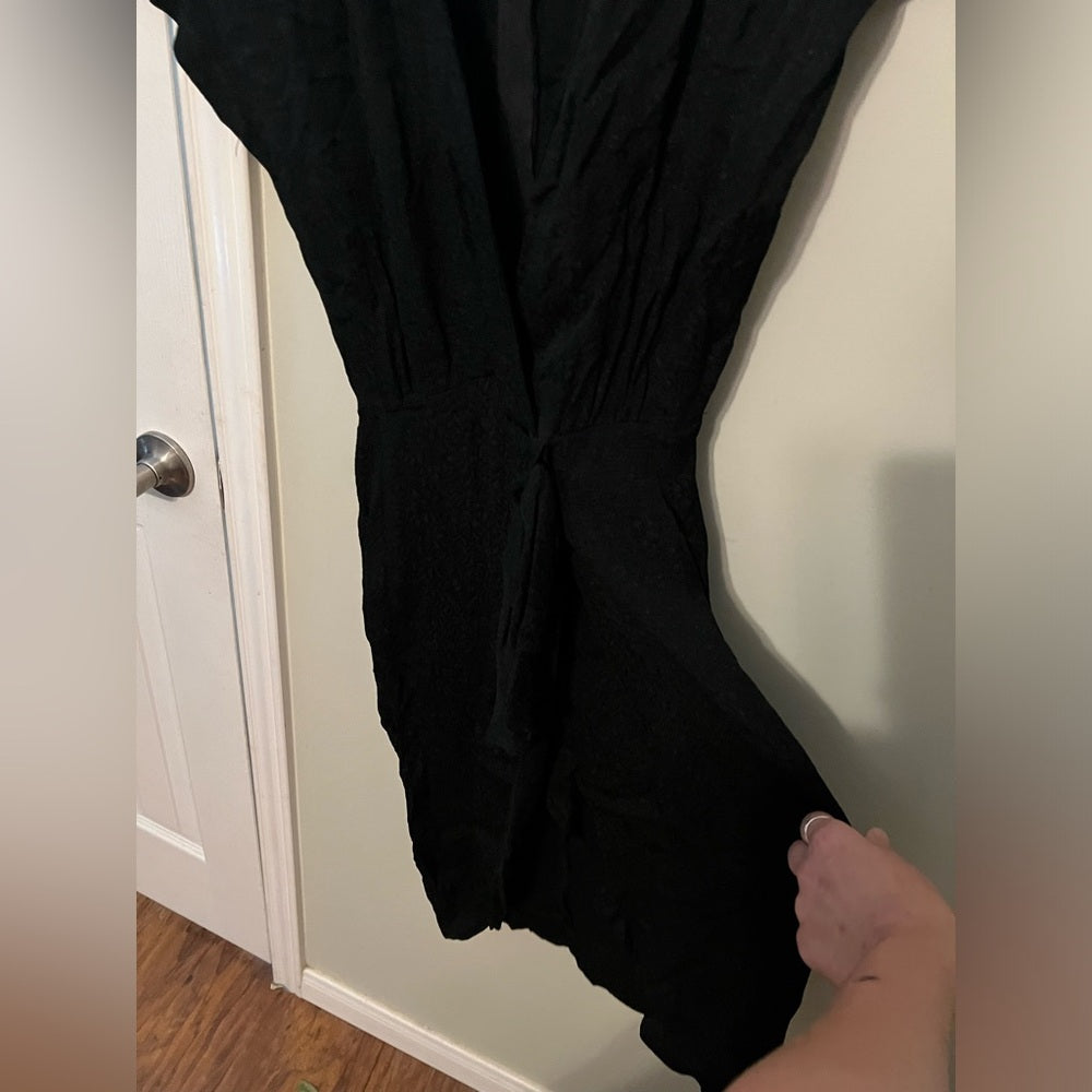 Vintage Jane Singer Little Black Wrap Dress