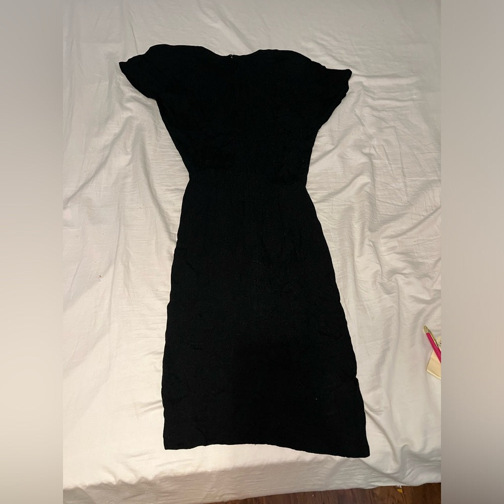 Vintage Jane Singer Little Black Wrap Dress