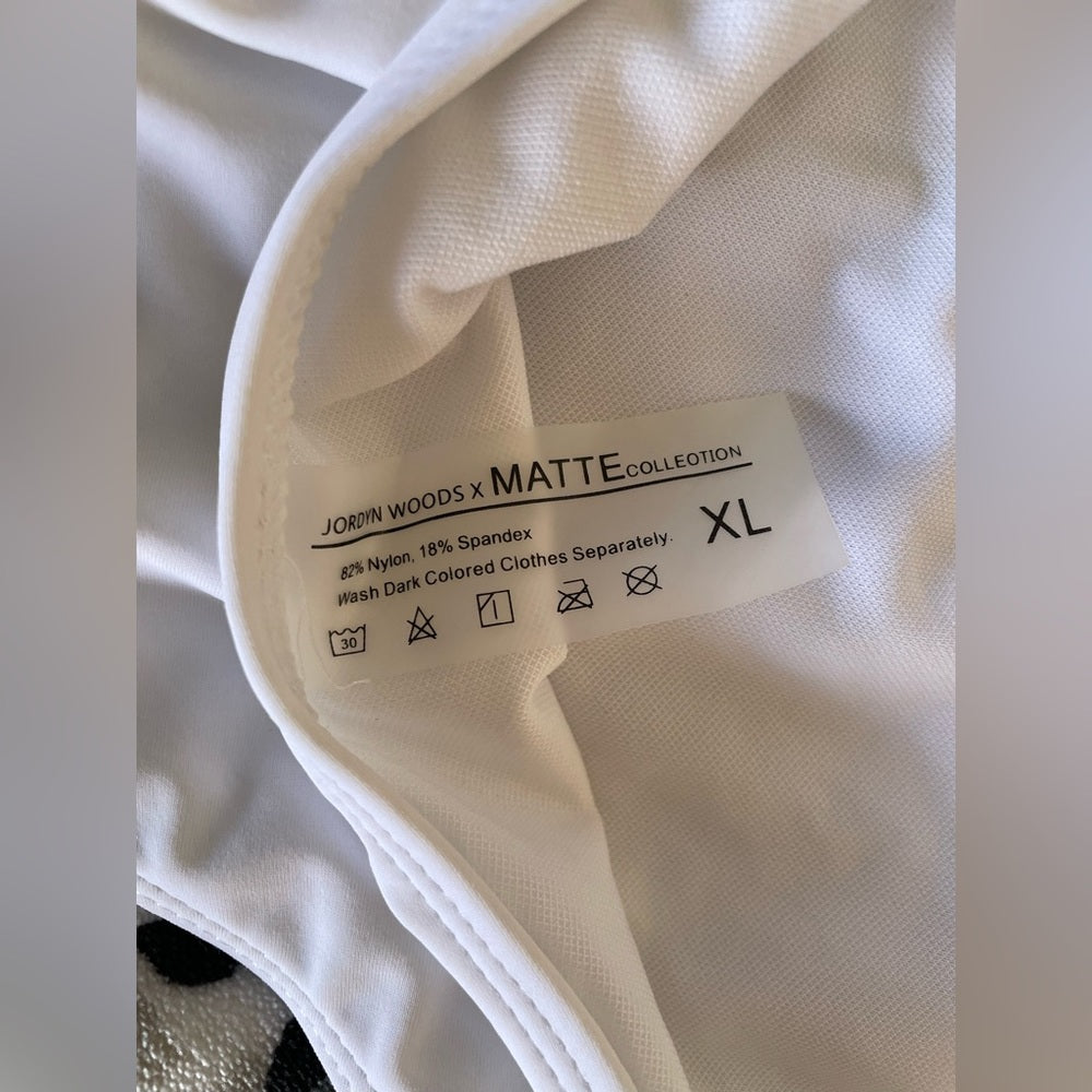 elegant new white one-piece swimsuit size XL from the Matte brand