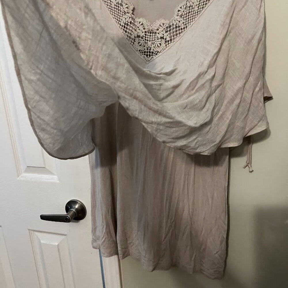 ALYX Beige Boho Sleeveless Tunic size XL