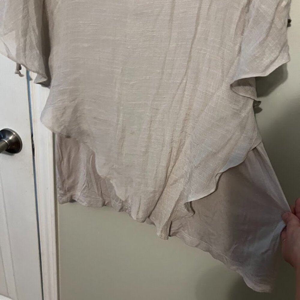 ALYX Beige Boho Sleeveless Tunic size XL