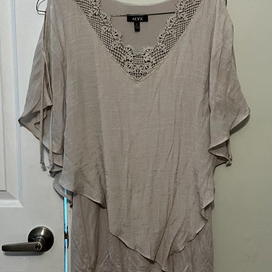 ALYX Beige Boho Sleeveless Tunic size XL