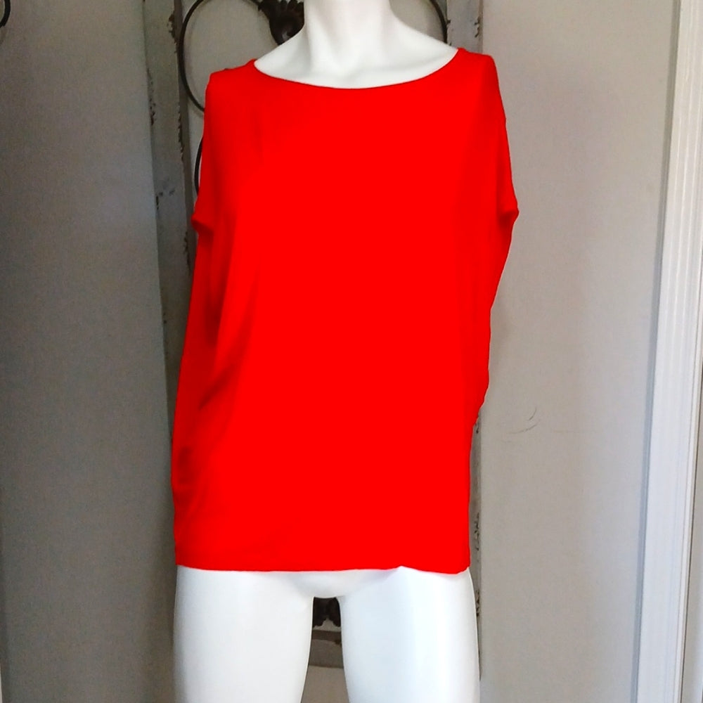 ZARA W&B Collection Women’s Short Sleeves Relaxed Drape Top Size S