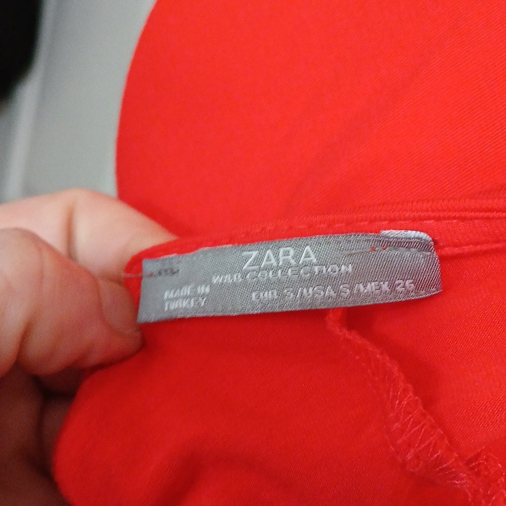 ZARA W&B Collection Women’s Short Sleeves Relaxed Drape Top Size S