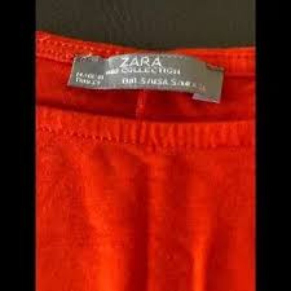 ZARA W&B Collection Women’s Short Sleeves Relaxed Drape Top Size S