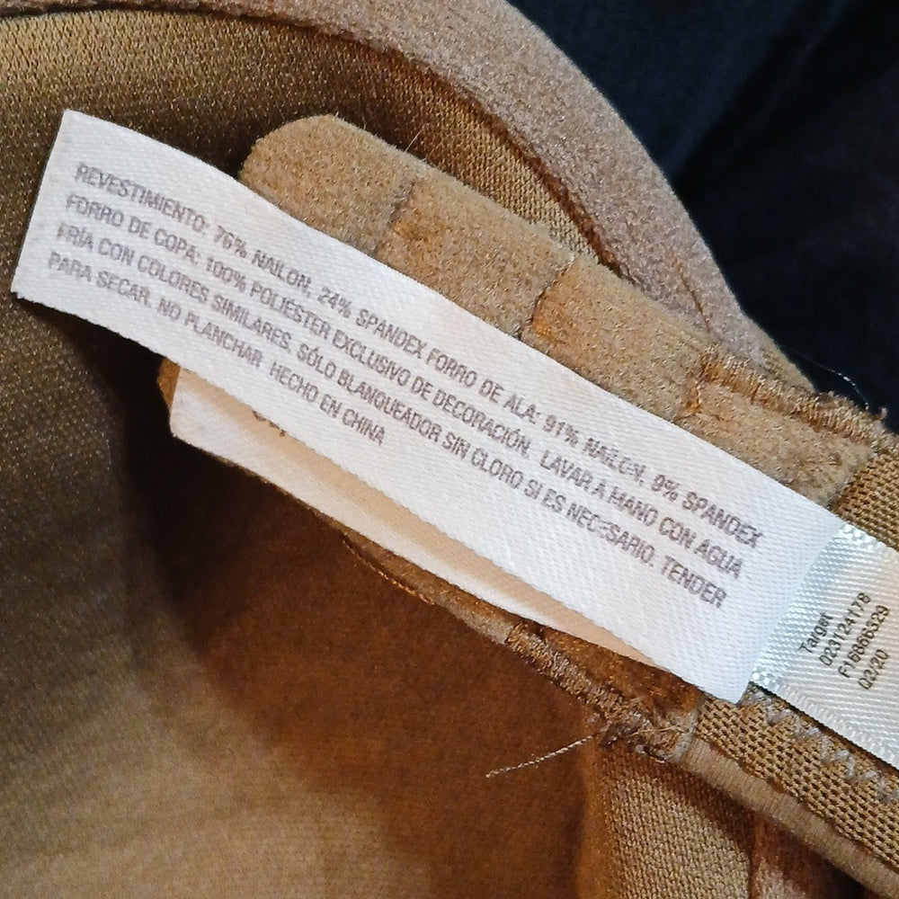 Auden Brown Lightly Lined Bra size 32A