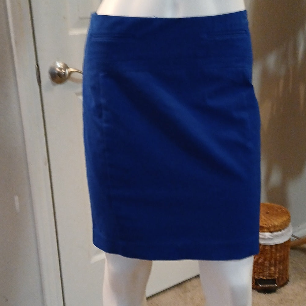 Express Blue Pencil Skirt with Pockets size 4