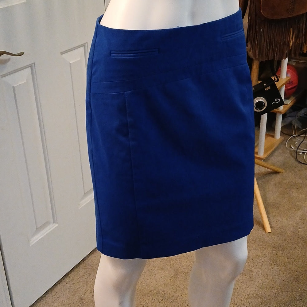 Express Blue Pencil Skirt with Pockets size 4