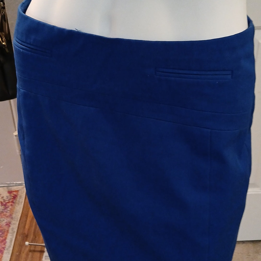 Express Blue Pencil Skirt with Pockets size 4