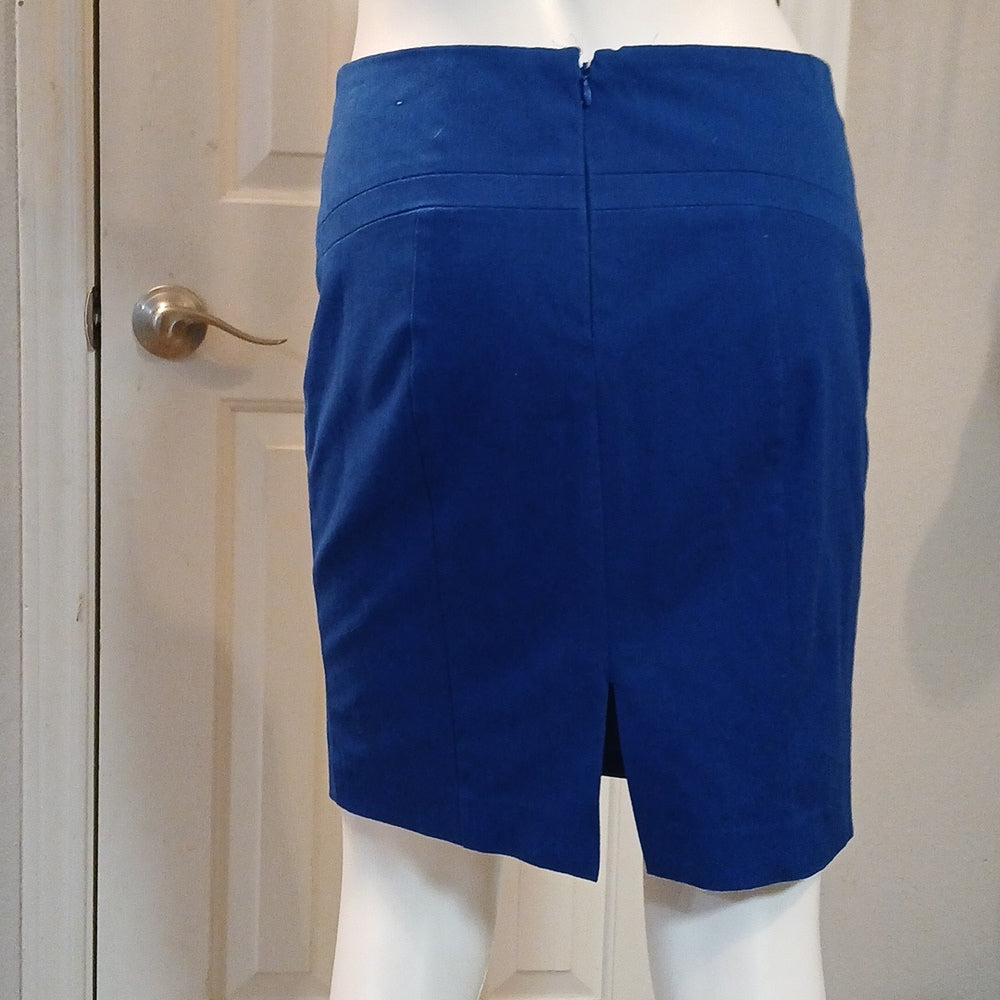 Express Blue Pencil Skirt with Pockets size 4