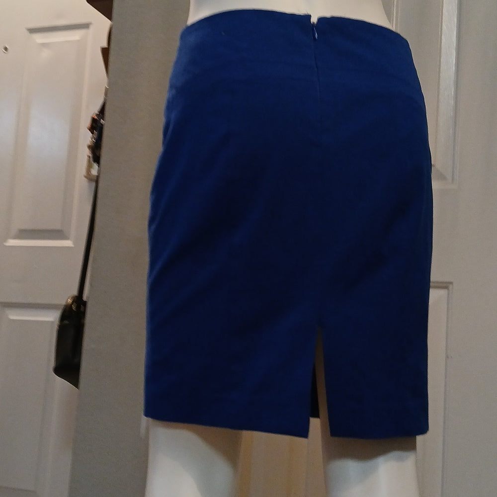 Express Blue Pencil Skirt with Pockets size 4