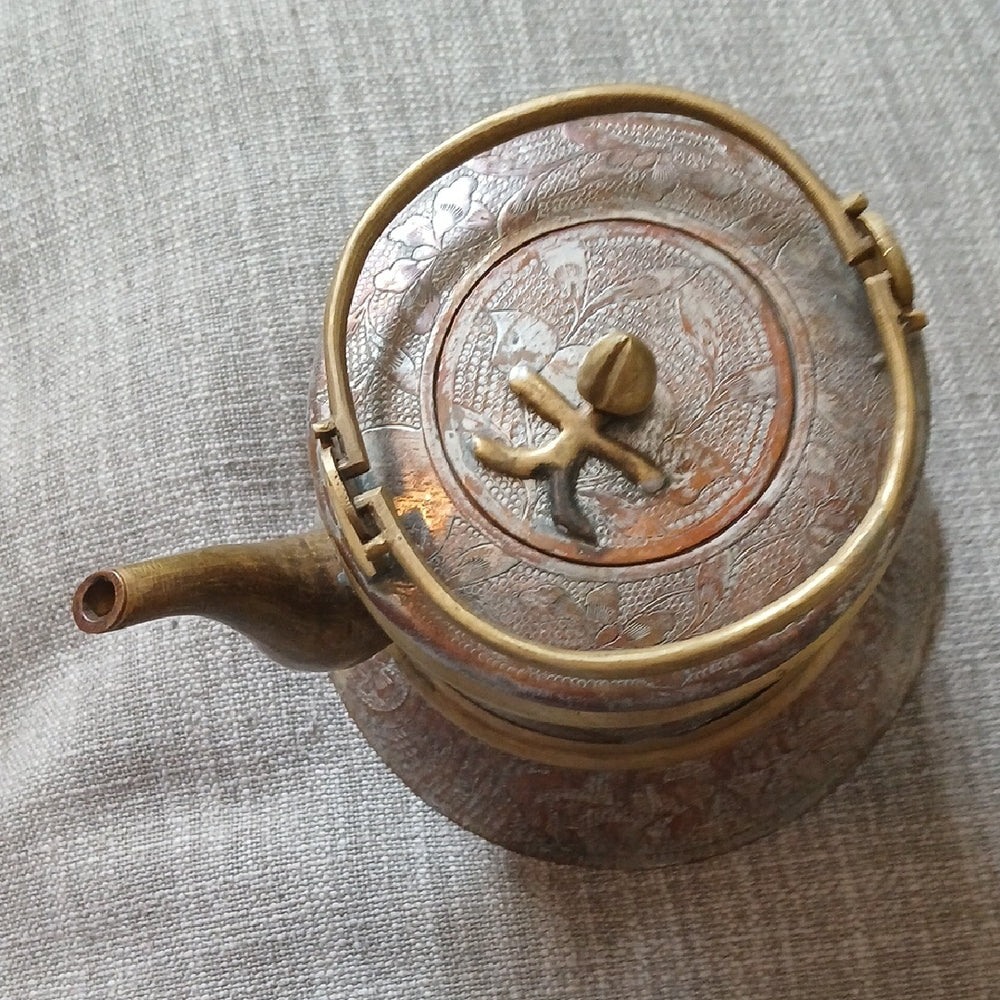 Vintage Gold and Silver Coffee & Tea Pot
