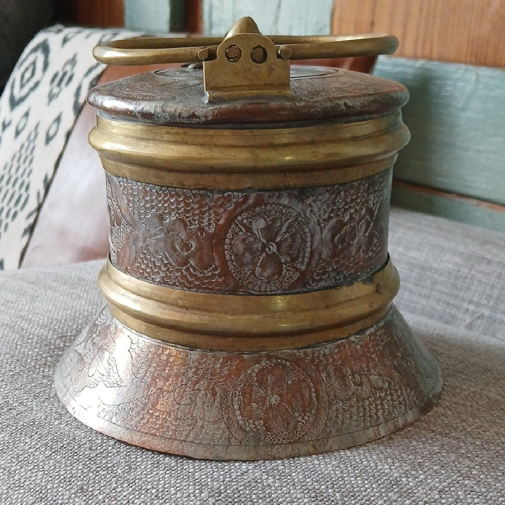 Vintage Gold and Silver Coffee & Tea Pot