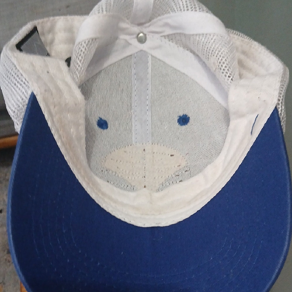 Breckenridge Royal Blue and White Trucker Hat