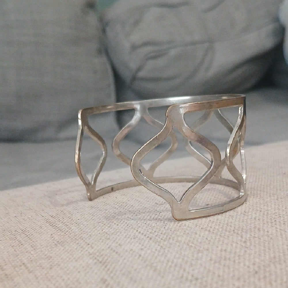 Vintage Silver Openwork Bracelet